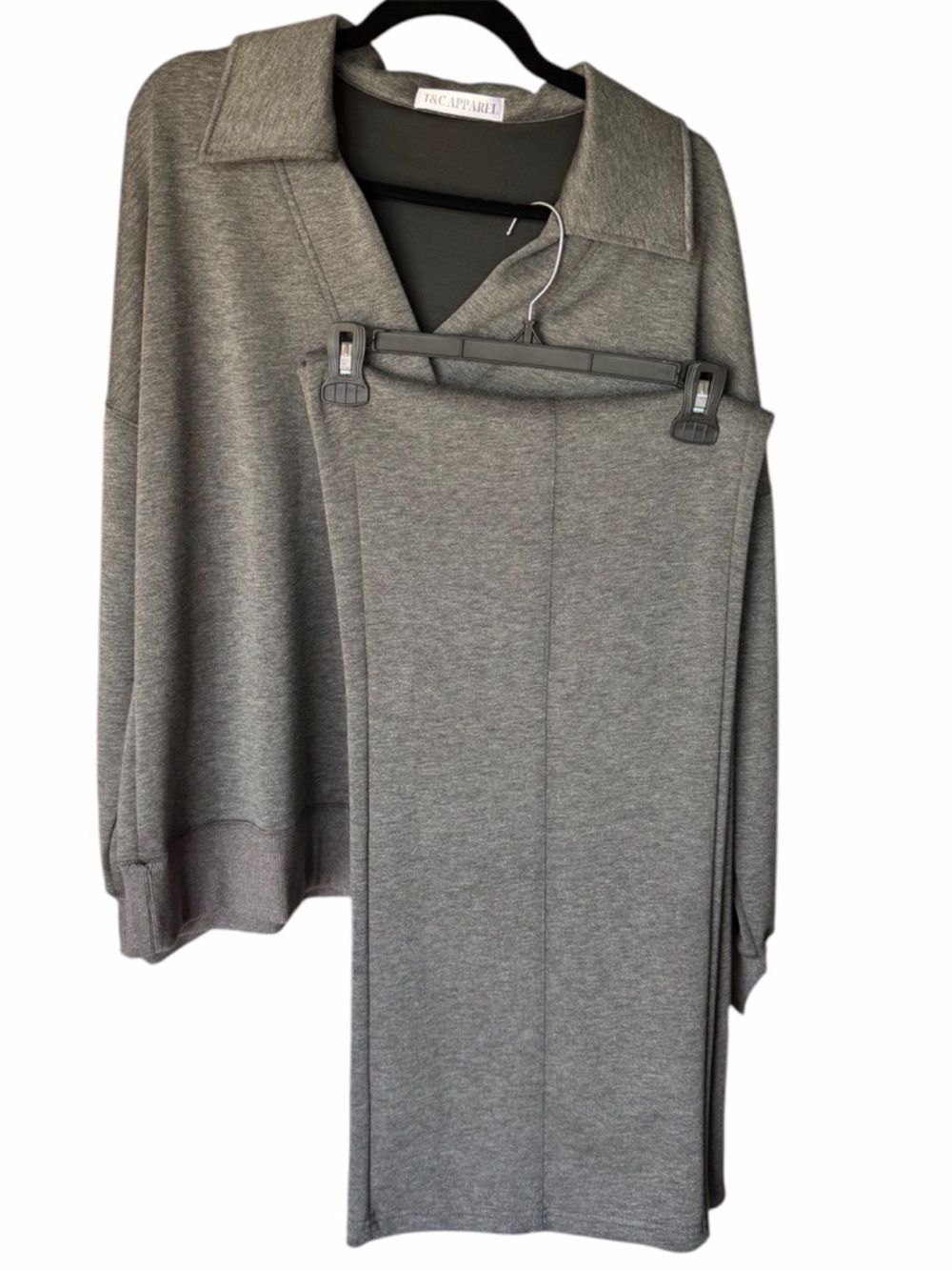 T &C  Gray Knit set